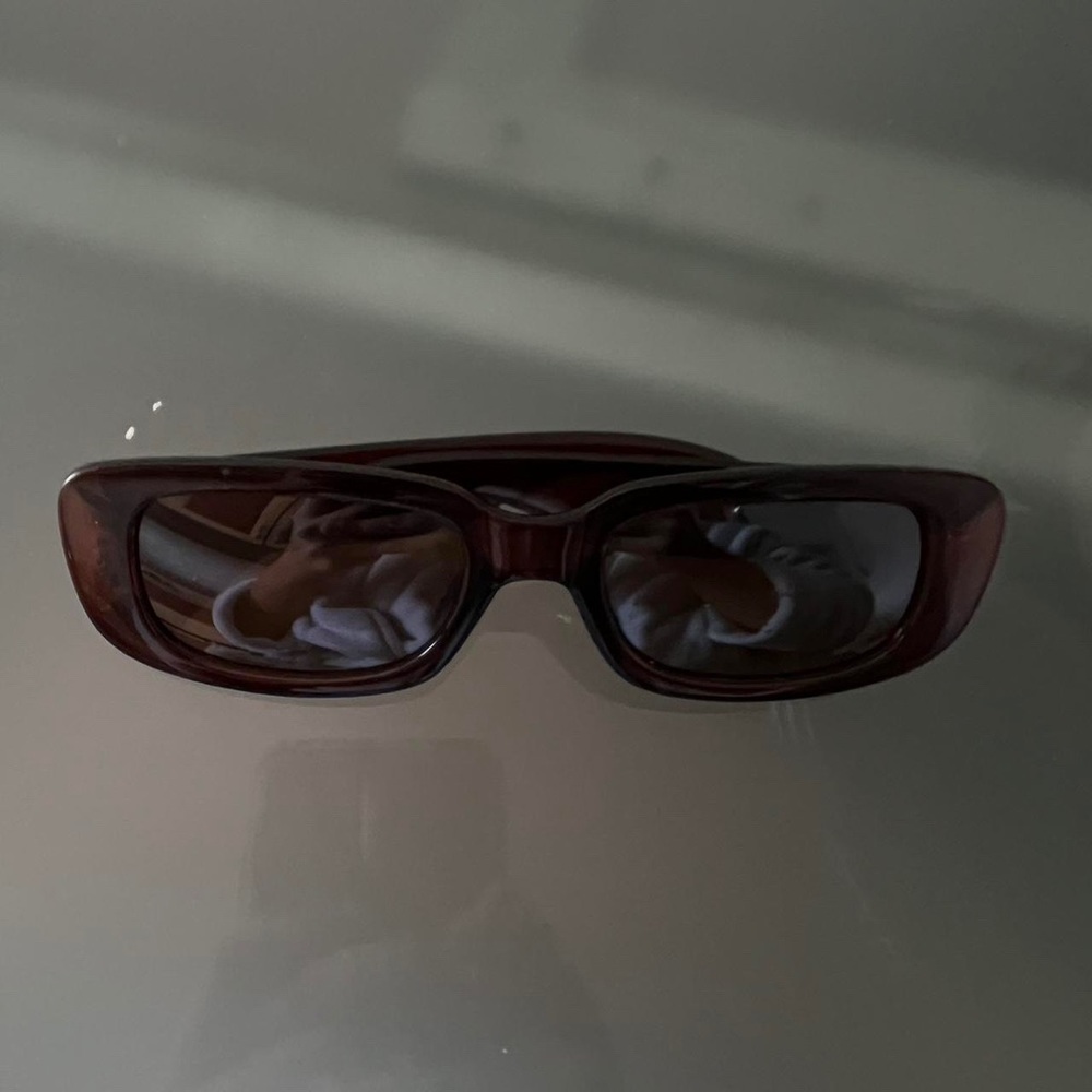 cute trendy brown sunglasses